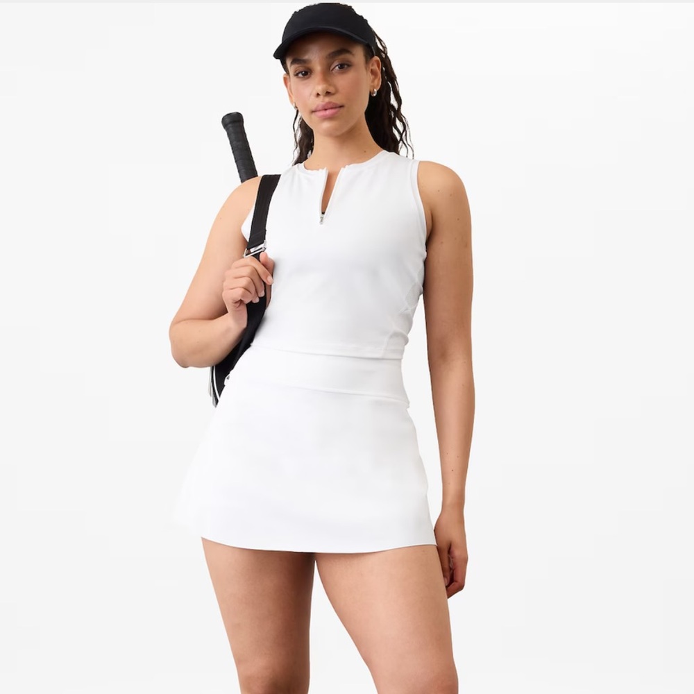 Athleta Ace Tennis‎ Skort 15.5” White Size 2X New - Picture 2 of 6